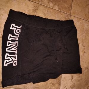 PINK Victoria's Secret Black Women's Shorts Small Mint